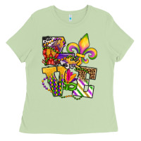 Matcha louisiana map love Ladies Tee - OliviaCreatesArt