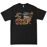 Black One nation under god 4th of july Premium Tee - HowdyJamesFarm