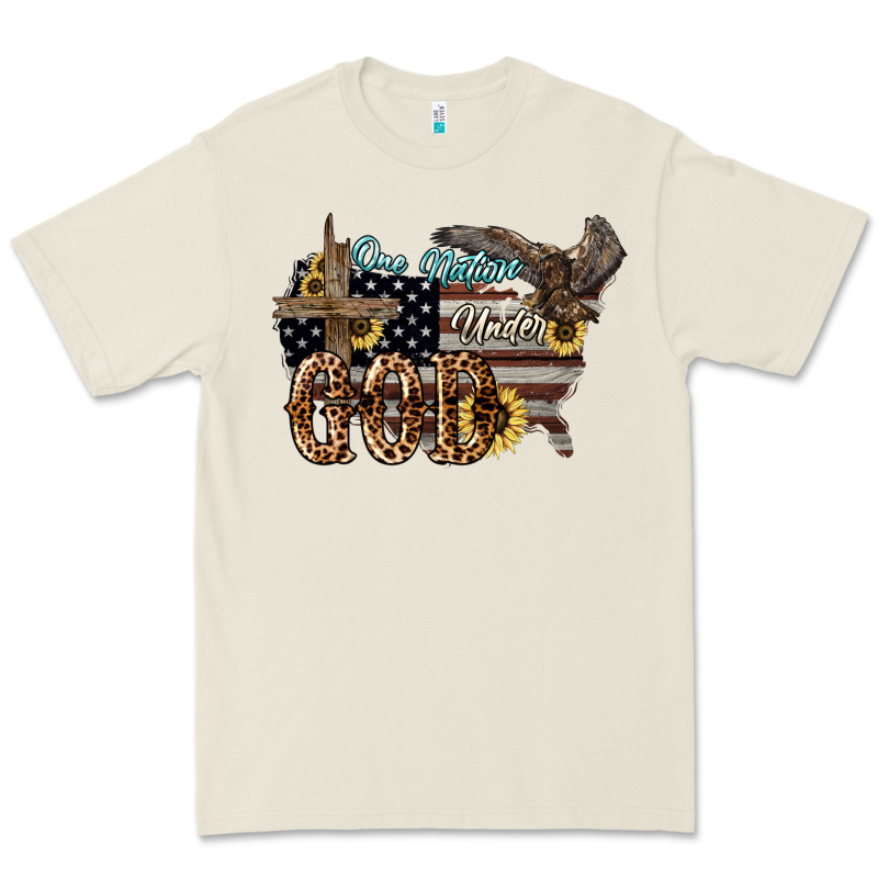 One Nation Under God 4th Of July Premium Tee by HowdyJamesFarm | Teevron