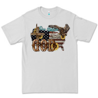 Dove Grey One nation under god 4th of july Premium Tee - HowdyJamesFarm