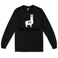 Black No Problama Long Sleeve Tee - Bettercallsaul