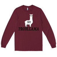 Burgundy No Problama Long Sleeve Tee - Bettercallsaul