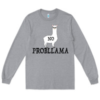 Heather Grey No Problama Long Sleeve Tee - Bettercallsaul