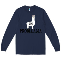 Navy No Problama Long Sleeve Tee - Bettercallsaul