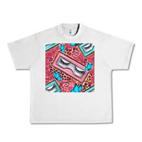 Lunar Rock cosmetic fake eyelashes and butterfly with leopard seamless pattern bb Urban Heavy Tee - BundleAndBundleShop