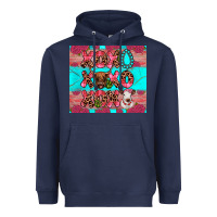 Navy xoxo calf heifer Heavyweight Hoodie - JahusDesignShop