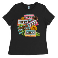 90s Country Caassette Tapes Ladies Tee | Teevron