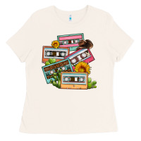 Bone 90s country caassette tapes Ladies Tee - OliviaCreatesArt