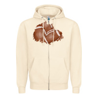 Sandshell football patch Zipper Hoodie - AdoDesignShop