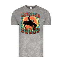 Cloud Rock American rodeo Vintage Tee - FaDigitalArtStudio