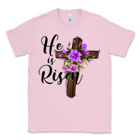 Bubblegum Pink he is risen matthew 28 6 Classic Tee - Jasminsmagicworld