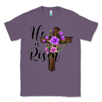 Lavender he is risen matthew 28 6 Classic Tee - Jasminsmagicworld