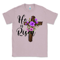 Lilac he is risen matthew 28 6 Classic Tee - Jasminsmagicworld