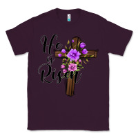 Plum he is risen matthew 28 6 Classic Tee - Jasminsmagicworld