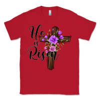 Red he is risen matthew 28 6 Classic Tee - Jasminsmagicworld
