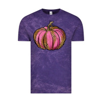 Cloud Purple leopard cancer pumpkin Vintage Tee - RanaPortraitStore