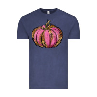 Vintage Denim leopard cancer pumpkin Vintage Tee - RanaPortraitStore