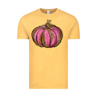 Vintage Mustard leopard cancer pumpkin Vintage Tee - RanaPortraitStore