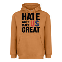 Meerkat hate won't make us great black Heavyweight Hoodie - artisFamous