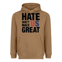 Toasted Coconut hate won't make us great black Heavyweight Hoodie - artisFamous