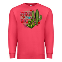 Cardinal stuck on you cactus Premium Sweatshirt - JahusDesignShop