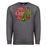 Charcoal Heather stuck on you cactus Premium Sweatshirt - JahusDesignShop