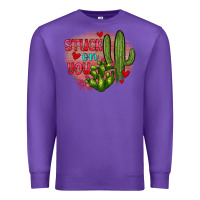 Purple stuck on you cactus Premium Sweatshirt - JahusDesignShop