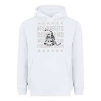 White My Rights Don't End Where Your Feelings Begin Heavyweight Hoodie - artisFamous