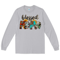 Moon Dust Blessed Mama Long Sleeve Tee - FaDigitalArtStudio