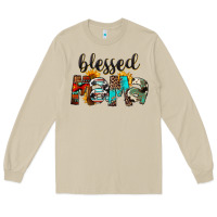 Mushroom Blessed Mama Long Sleeve Tee - FaDigitalArtStudio