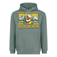 Sage Geocaching, geocaching travel bug, geocache, Heavyweight Hoodie - artisFamous