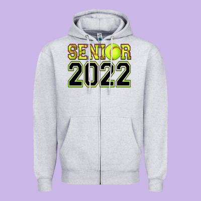 Senior Softball Zipper Hoodie Designed By Adodesignshop