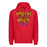 Red halloween vibes Premium Hoodie - RacoonDesign