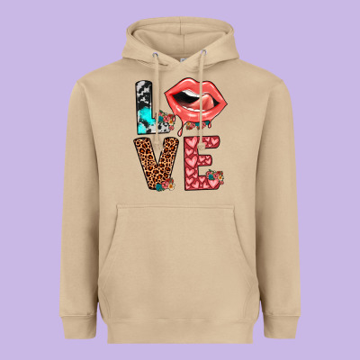 Valentines Love Heavyweight Hoodie Designed By Jahusdesignshop