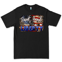 Black Sweet land of liberty 4th of july Premium Tee - CowGirlArtShop