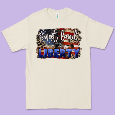 Sweet Land Of Liberty 4th Of July Premium Tee Designed By Cowgirlartshop