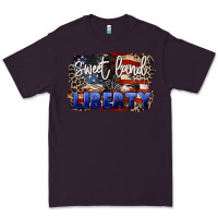 Plum Sweet land of liberty 4th of july Premium Tee - CowGirlArtShop