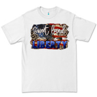 White Sweet land of liberty 4th of july Premium Tee - CowGirlArtShop