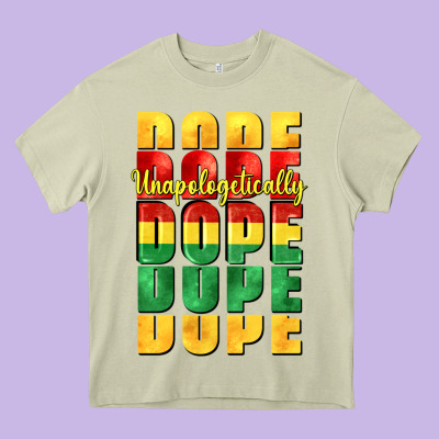 Unapologetically Dope Cowgirl Heavy Core Tee Designed By Cowgirlartshop