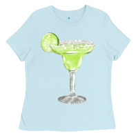 Baby Blue martini fa element Ladies Tee - FaDigitalArtStudio