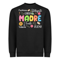 Black madre spanish mothers day Heavyweight Sweatshirt - JahusDesignShop