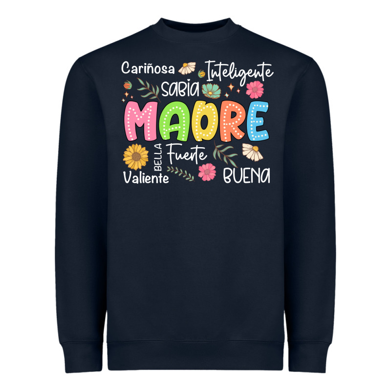 Madre Spanish Mothers Day Heavyweight Sweatshirt by JahusDesignShop | Teevron