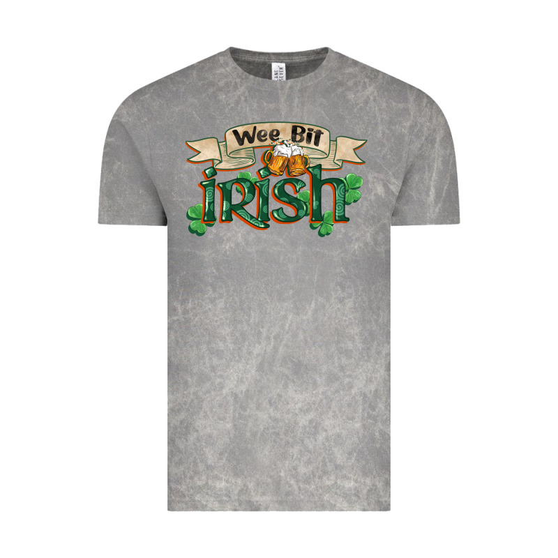 Wee Bit Irish St Patricks Day Vintage Tee by FaDigitalArtStudio | Teevron