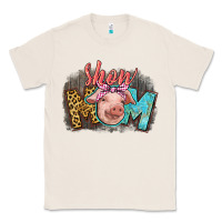 Natural Show mom pig Classic Tee - CowGirlArtShop