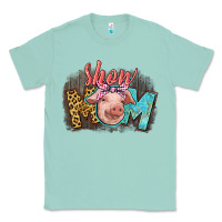 Seafoam Show mom pig Classic Tee - CowGirlArtShop