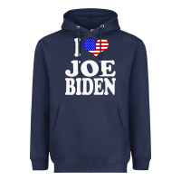 Navy i love joe biden Heavyweight Hoodie - artisFamous