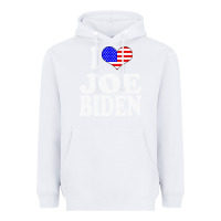 White i love joe biden Heavyweight Hoodie - artisFamous
