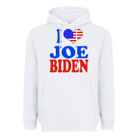 White i love joe biden Heavyweight Hoodie - artisFamous