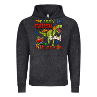 Vintage Black ready to crush 6th grade Vintage Hoodie - BundleAndBundleShop
