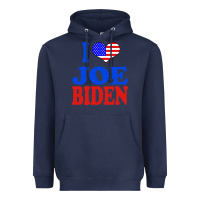 Navy i love joe biden Heavyweight Hoodie - artisFamous